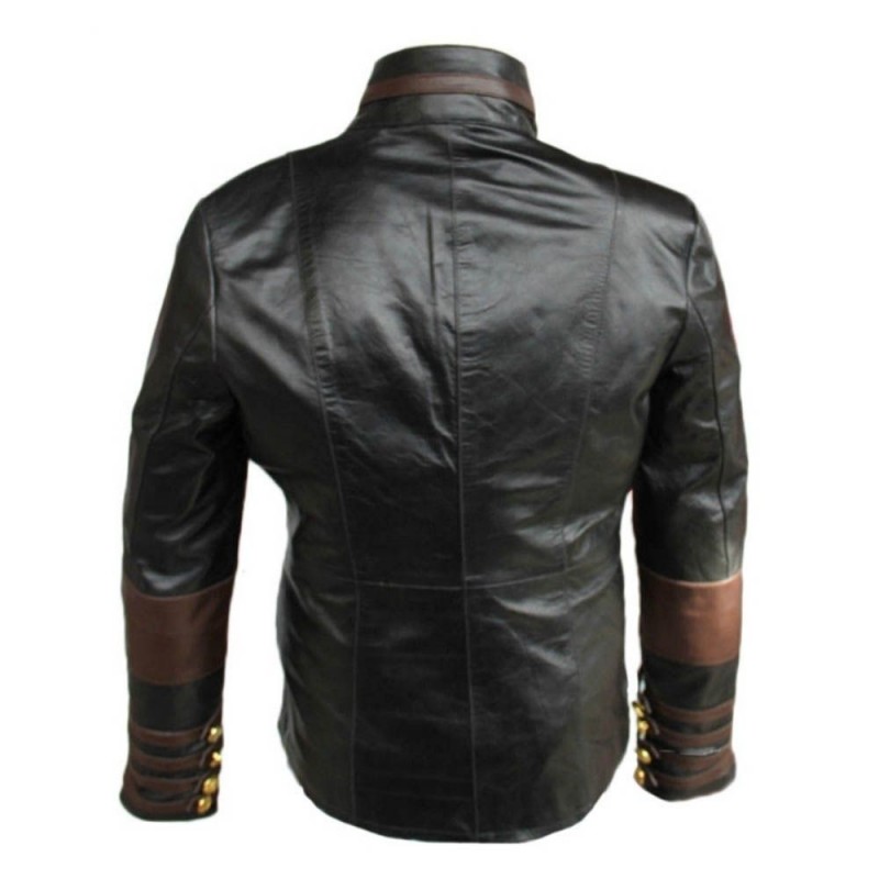 Women Ladies Genuine Leather with Red Lining Gun Club Jacket 